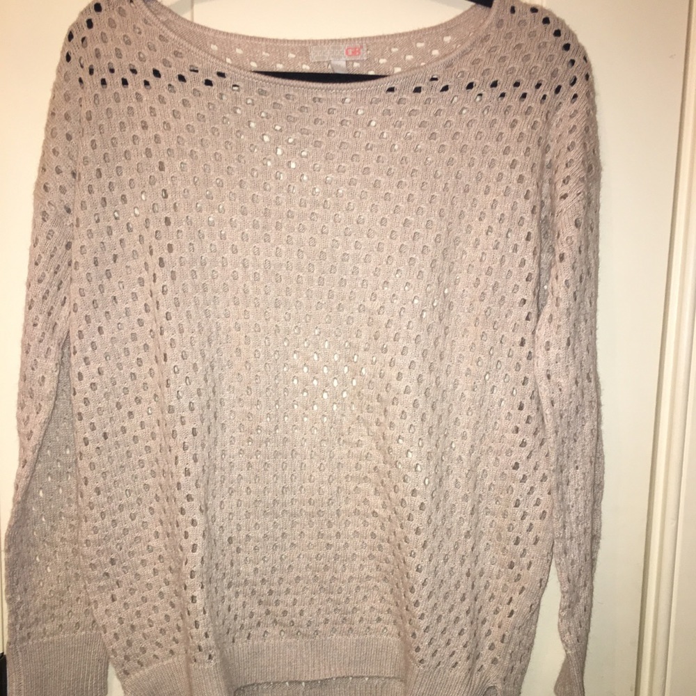 Sand Scoop Neck Sweater